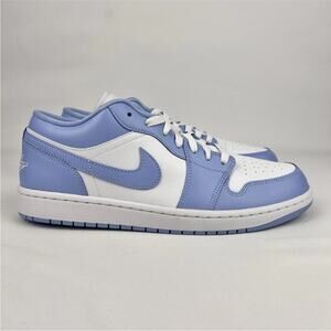 Nike Air Jordan 1 Low White Aluminum DC0774-142 Men’s Size 9.5 / Women’s 11